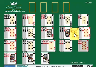 La Belle Lucie Solitaire gameplay big