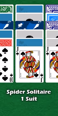  Spider Solitaire One Suit unblocked
