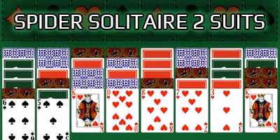 Spider Solitaire Two Suits unblocked