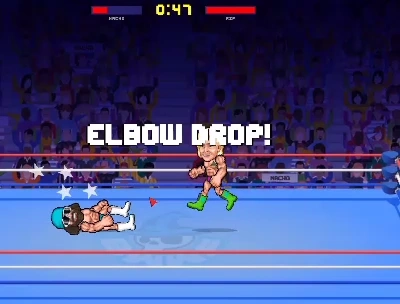 Wrestle Bros io gameplay big